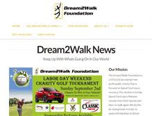 Tablet Screenshot of dream2walk.org